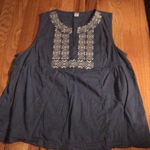 Old Navy Blue sleeve less top